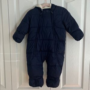 baby GAP Navy Blue Infant Snowsuit